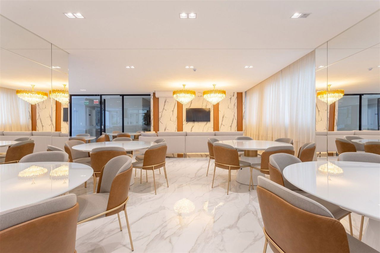 Apartamento Novo e Pronto para Morar em Itapema/SC no bairro Andorinha, a 480m do mar, com 137m², 3 Suítes e 3 Vagas de garagem, com Lazer Completo.