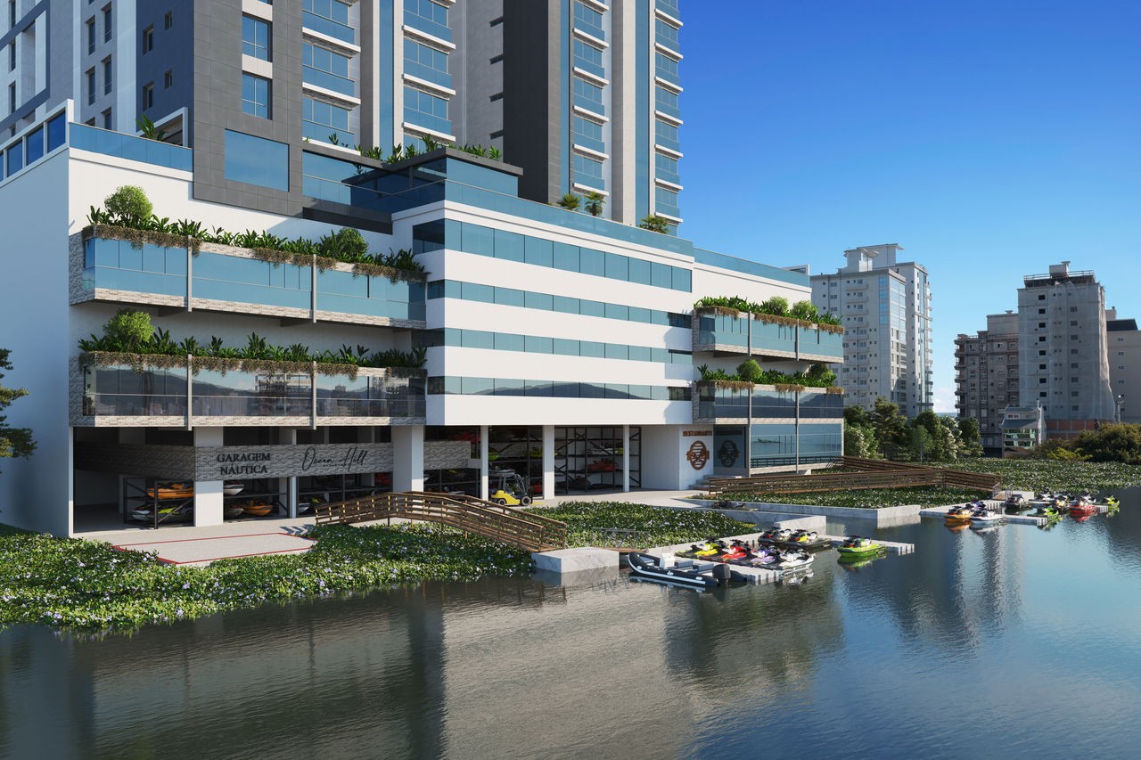 Apartamento em Construção em Itapema/SC na Meia Praia, com 262m² de área total e 3 Suítes, a 260m do mar. Lazer Completo. Ótimo Investimento.