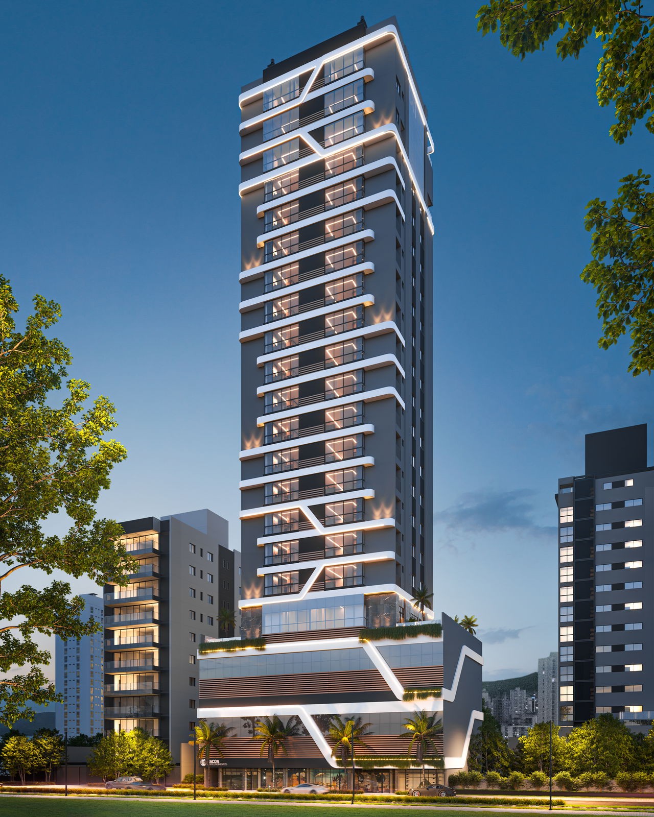 Apartamento em Construção em Balneário Camboriú, com 126,59m² área privativa, sendo com área de lazer completa