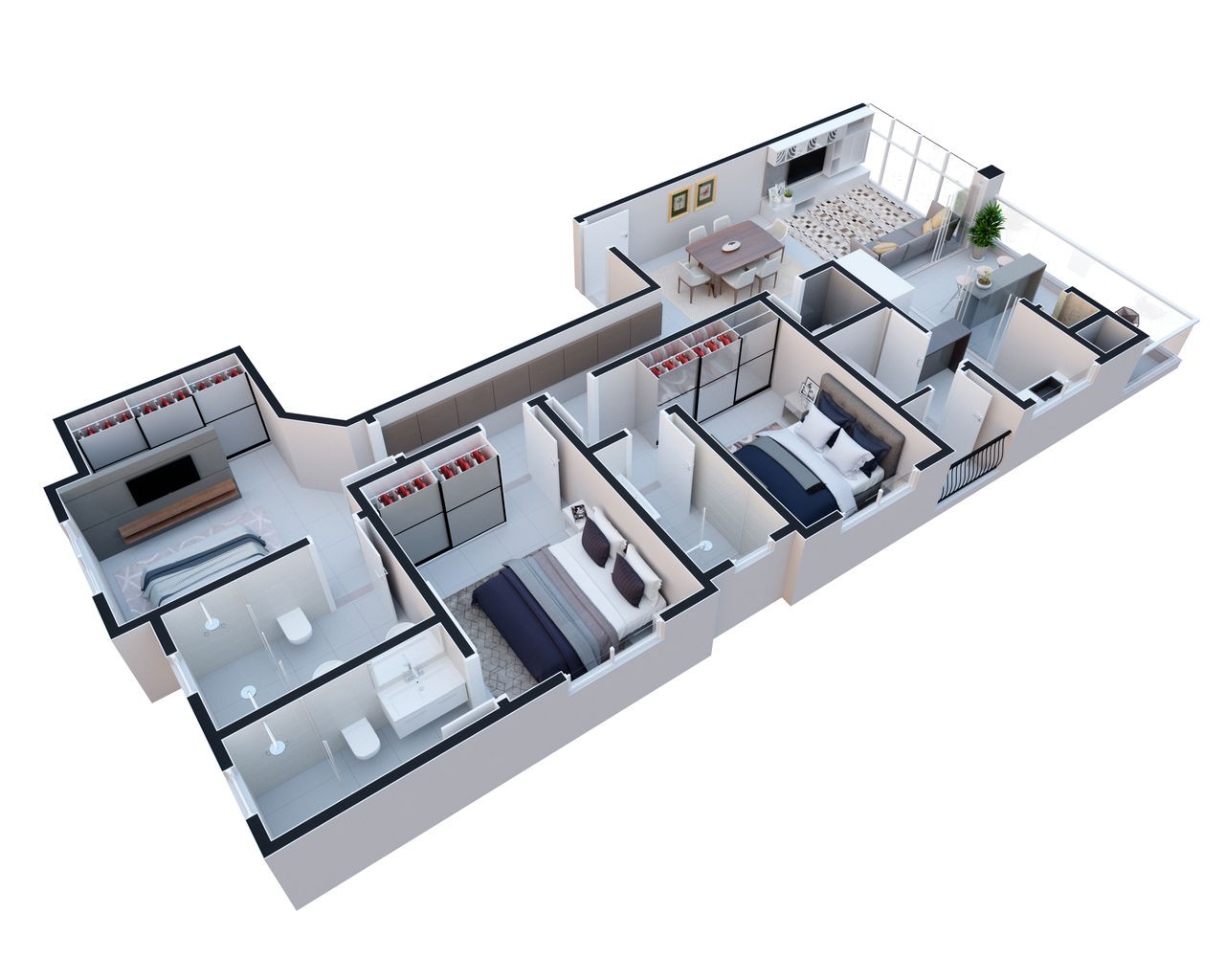 Apartamento Pronto de luxo à venda em Itapema-SC, Meia Praia: 5 quartos, 5 suítes, 1 banheiro, 3 vagas, 226,15m². Venha conferir!