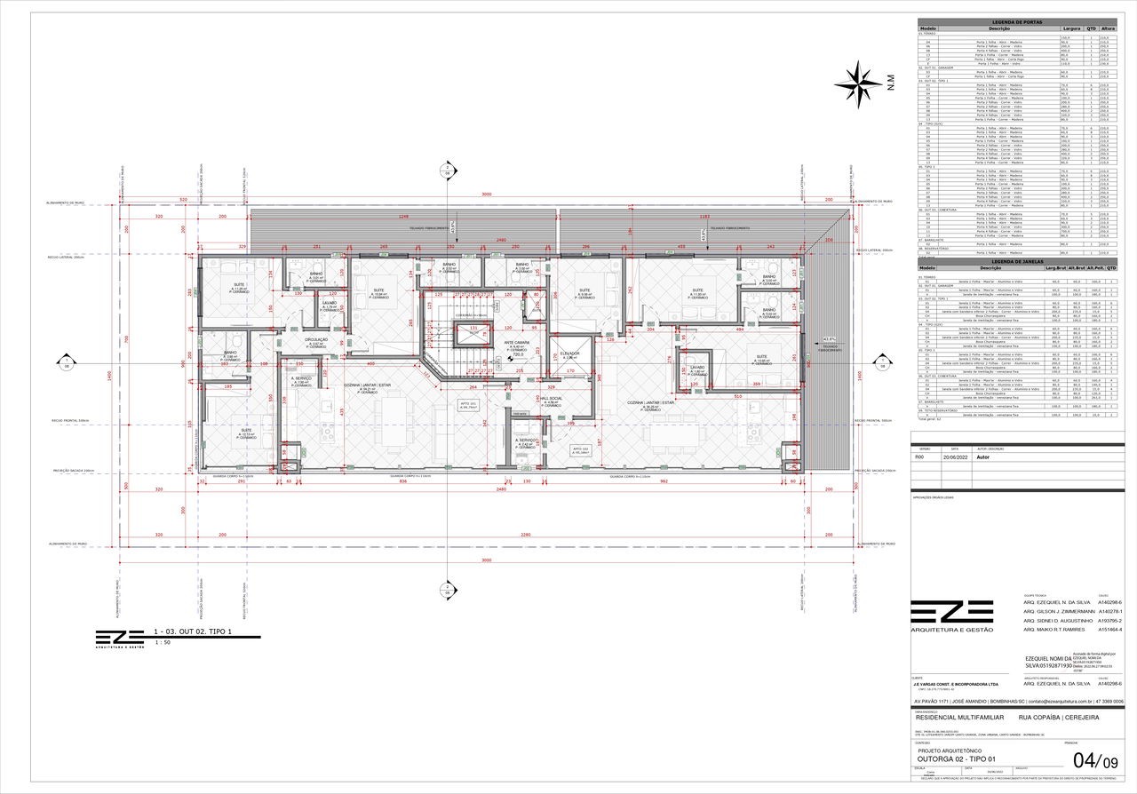 Cobertura de luxo em Construção à venda em Bombinhas-SC, 4 quartos, 4 suítes, 5 banheiros, 2 vagas, 282m² no Canto Grande. Aproveite!