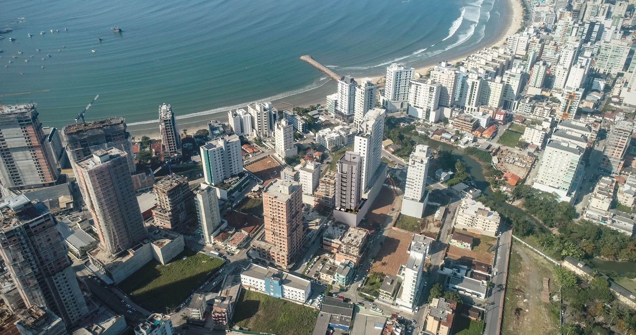 Apartamento em Construção em Itapema/SC com 107m² área privativa sendo, 3 suítes 2 vaga de garagem, lazer completo