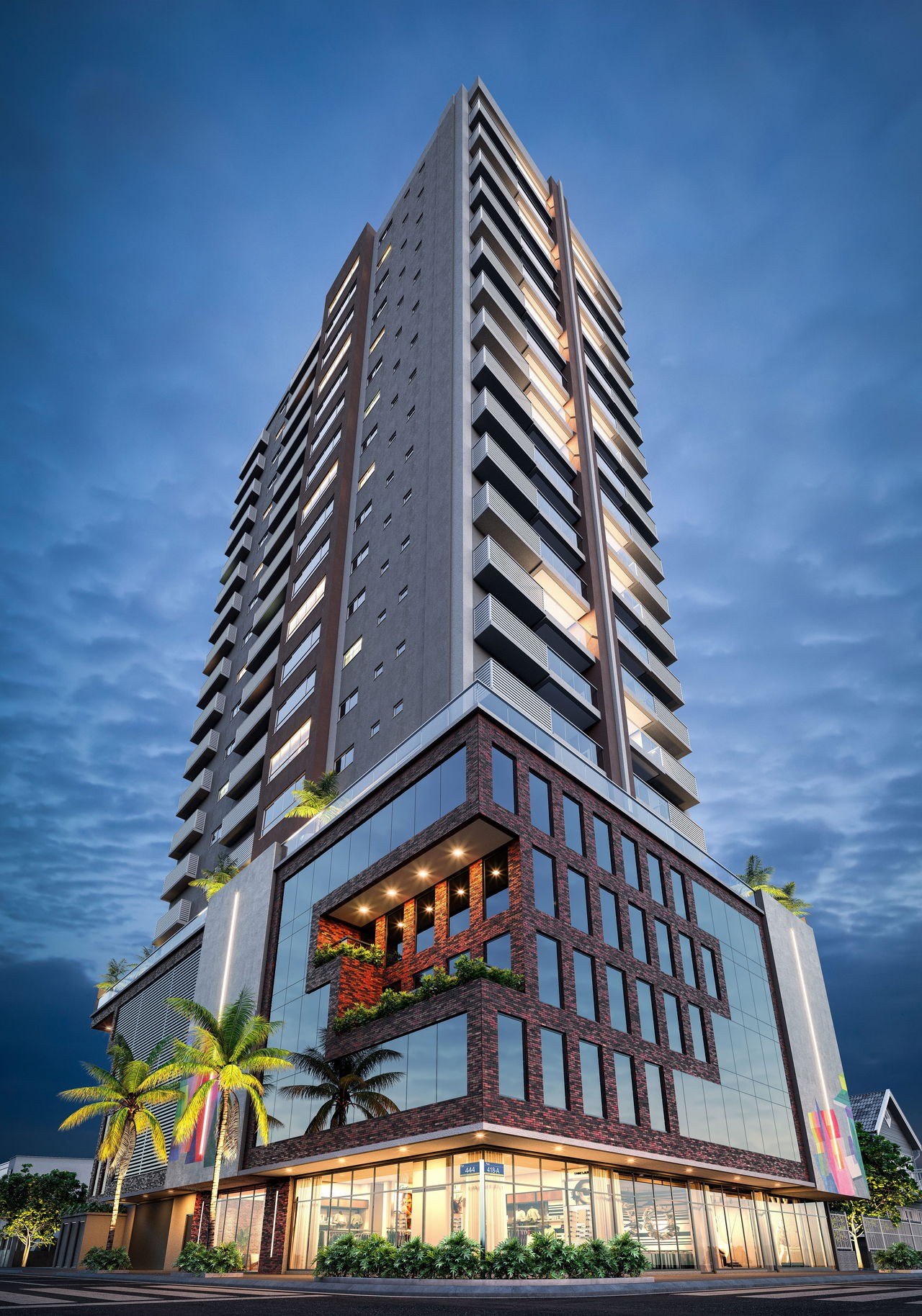 Apartamento em Construção em Itapema/SC com 70m² área privativa sendo 2 dormitórios e 1 suíte, área de lazer completa