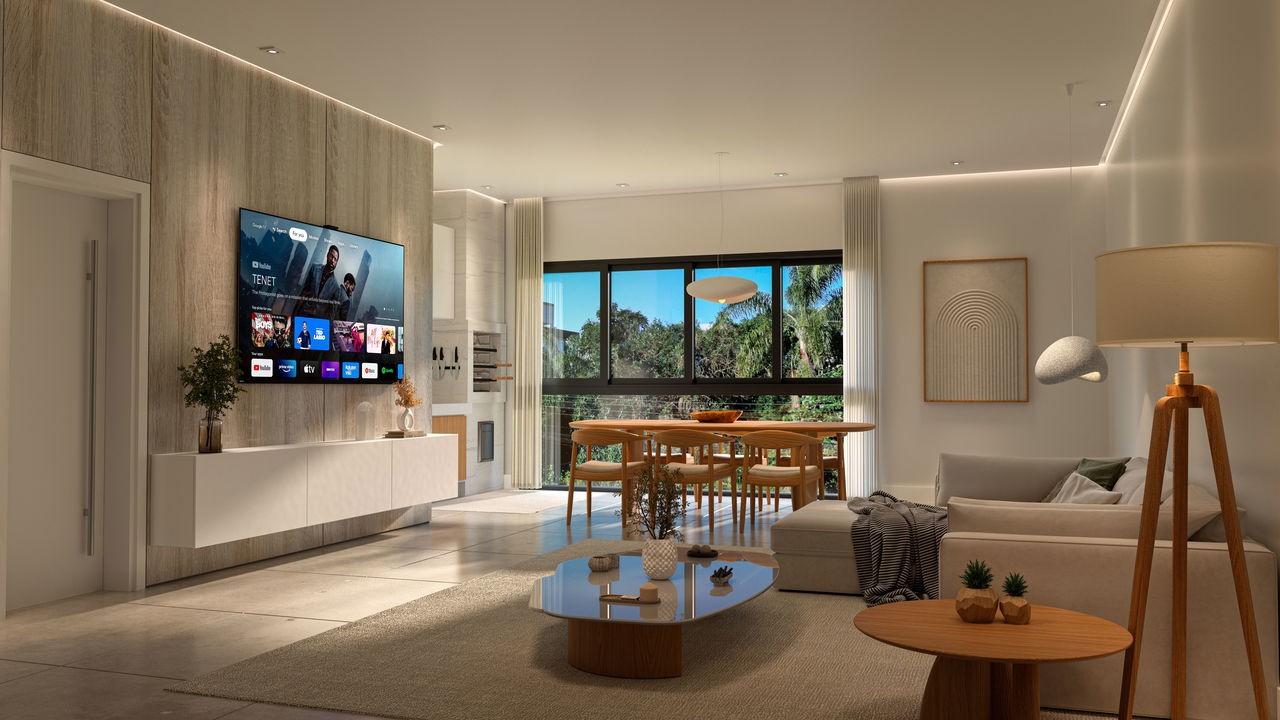 Apartamento em Construção em Bombinhas/SC com 81,45m² área privativa sendo 2 suítes, 1 caga de garagem