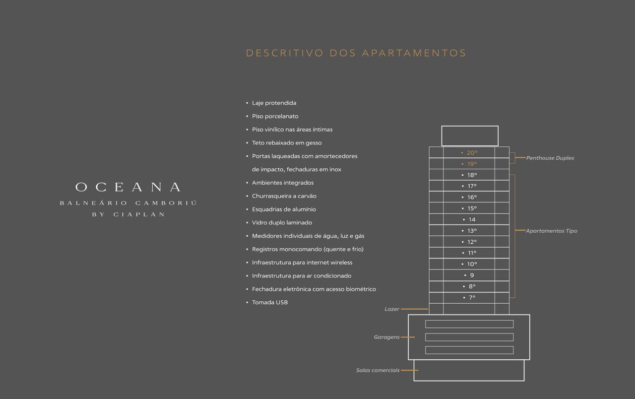 Apartamento em Construção em Balneário Camboriú/SC com 177,74m² área privativa, com área de lazer completa não perca essa oportunidade