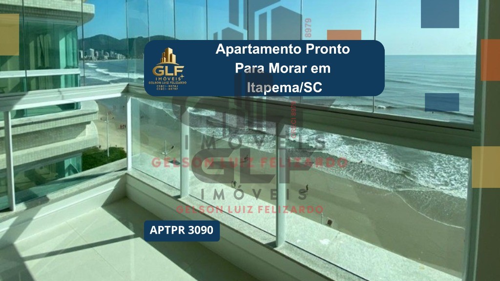 Apartamento Pronto para morar em Itapema/SC bairro Meia Praia, com 169m² área privativa sendo 4 suítes, 3 vagas de garagem, área de lazer completa