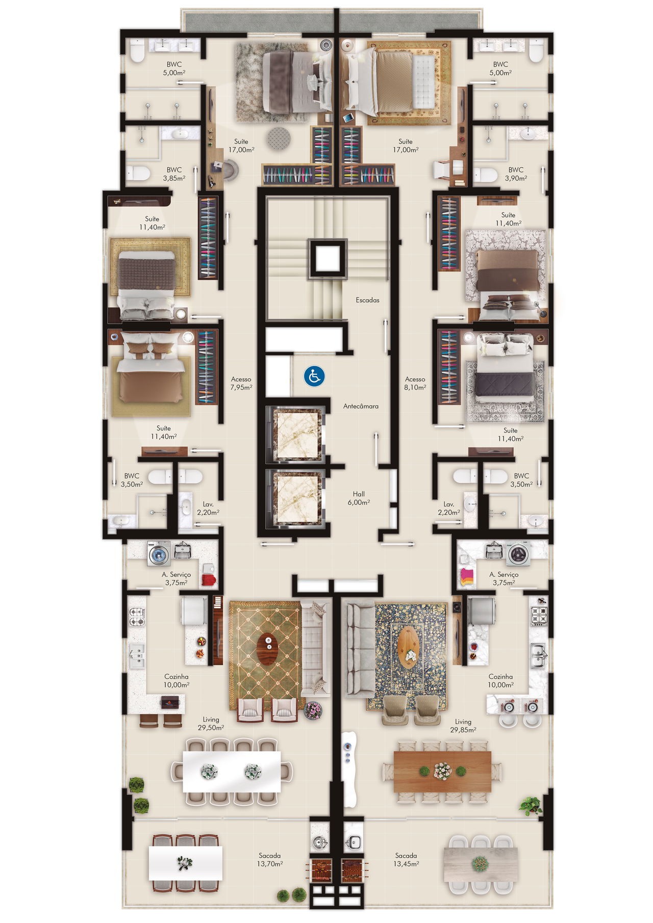 Apartamento Pronto na cidade de Itapema/SC no bairro Andorinha, 3 suítes e 2 Vagas de garagem, com Lazer Completo. Bem localizado. Investir