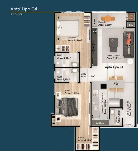 Apartamento de luxo Pronto à venda em Balneário Camboriú-SC, Centro: 3 quartos, 3 suítes, 4 banheiros, 3 vagas, 240m². Venha conferir!