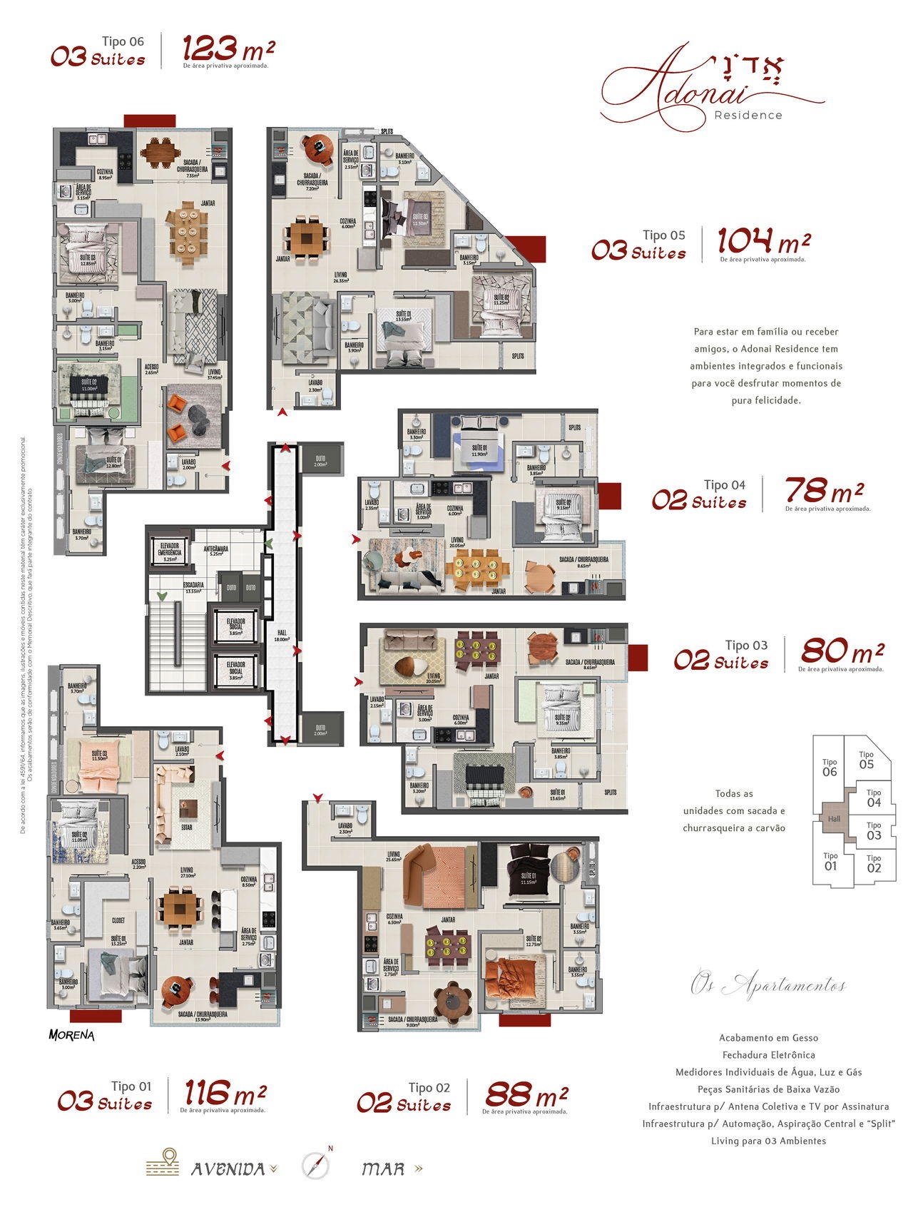 Apartamento em Construção à venda em Porto Belo-SC: 2 quartos, 2 suítes, 2 banheiros, 2 vagas de garagem, 88m² no Jardim Dourado.