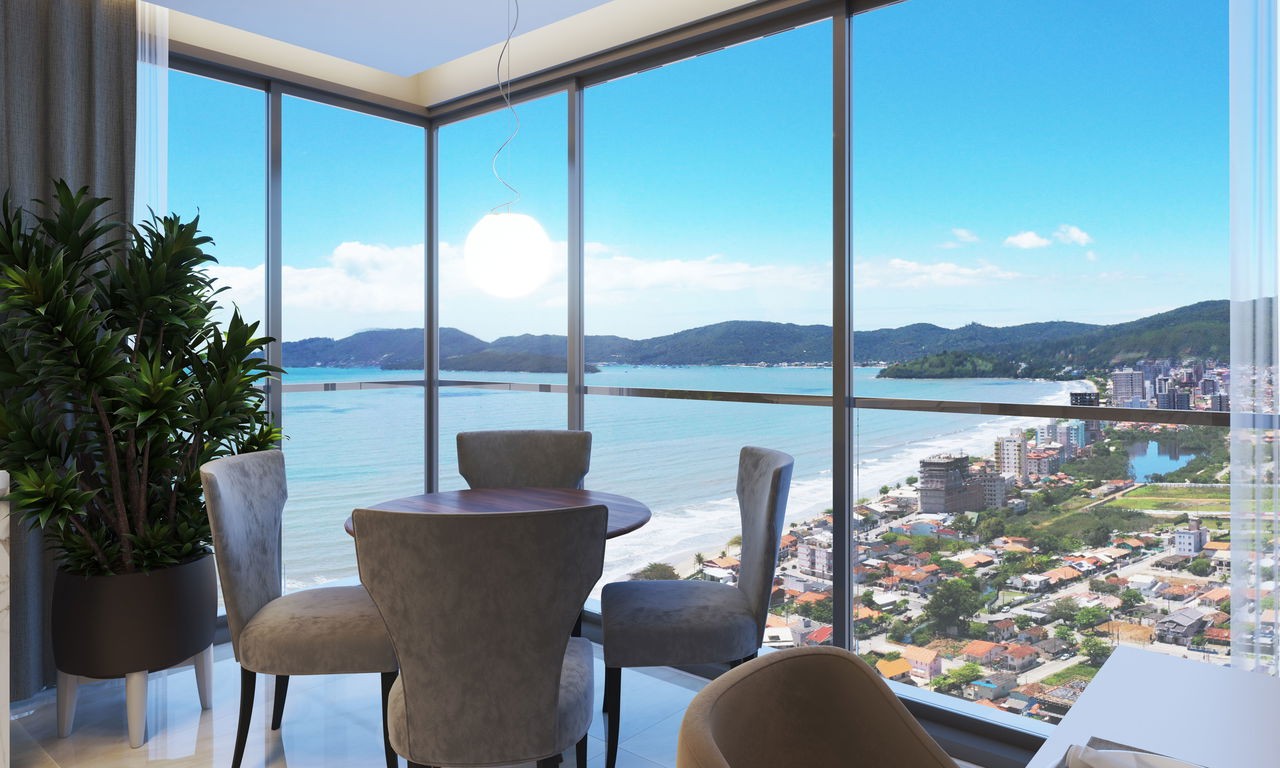 Apartamento Em Construção em Itapema/SC, no bairro Meia Praia, com 262m² de área total, 3 suítes e 3 vagas de garagem, Lazer Completo. A 300m do mar