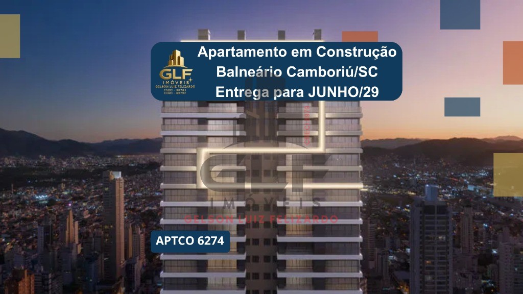 Apartamento em Construção em Balneário Camboriú, com 177,78m² área privativa, com área de lazer completa