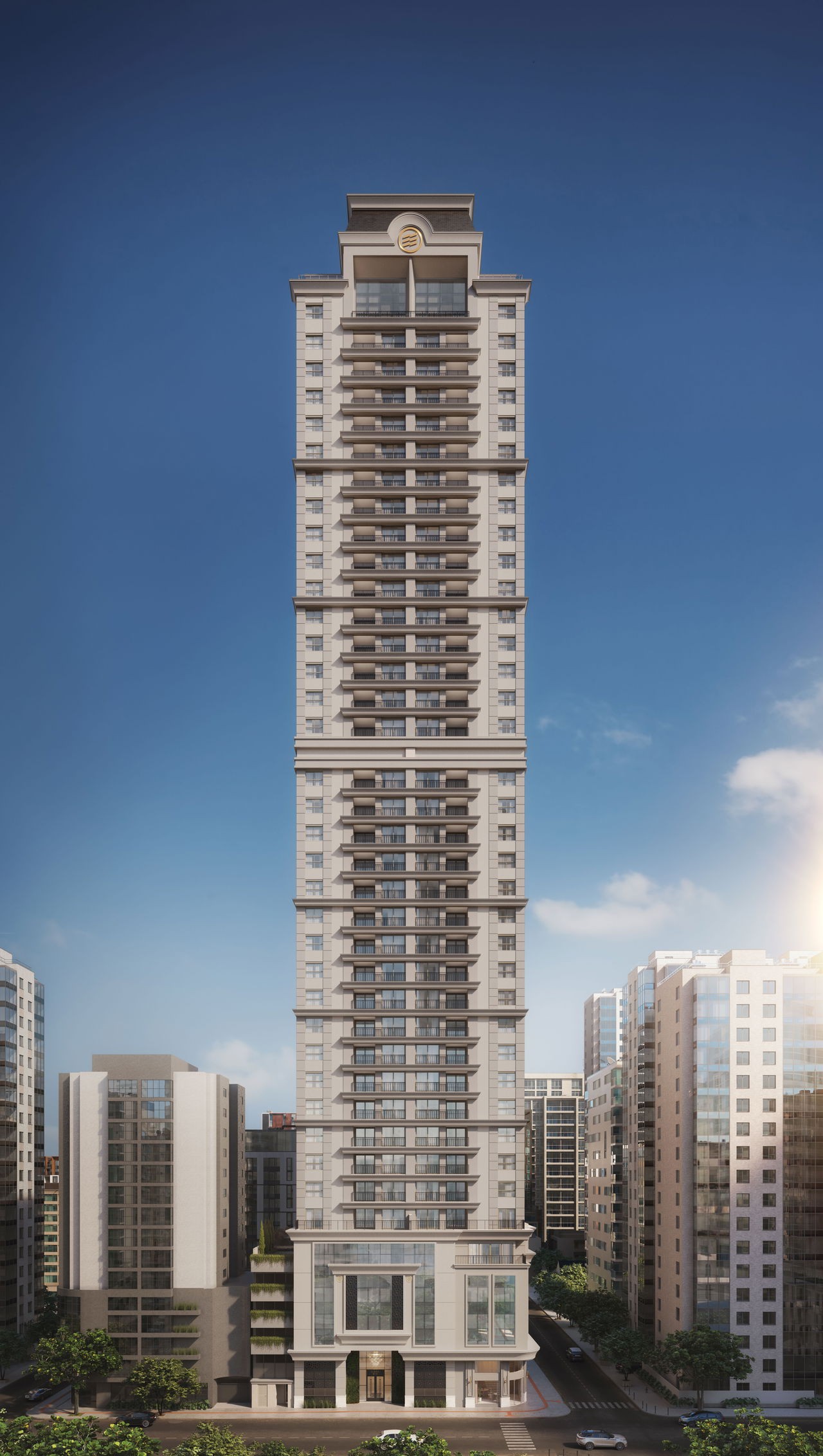 Apartamento em Construção em Balneário Camboriú/SC com 152,82m² área privativa, sendo 3 suítes 3 vagas de garagem
