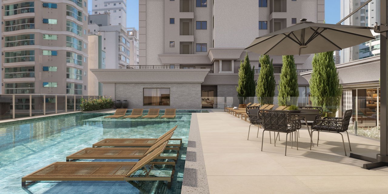 Apartamento em Construção em Balneário Camboriú/SC com 152,82m² área privativa, sendo 3 suítes 3 vagas de garagem