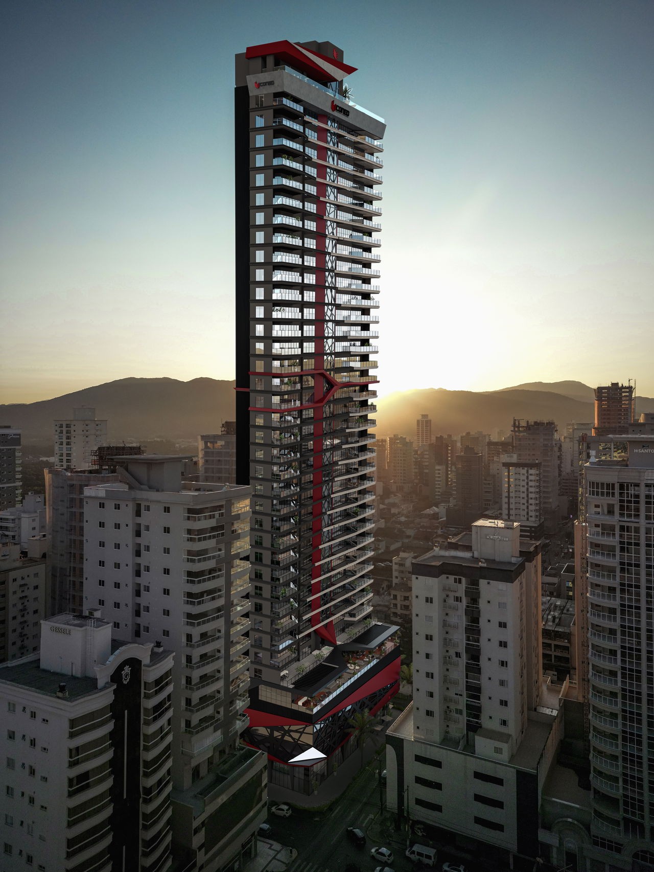 Apartamento Lançamento na cidade de Itapema/SC no bairro Meia Praia, 3 dormitórios e 1 Vaga de garagem, com Lazer Completo. Bem localizado. Investir