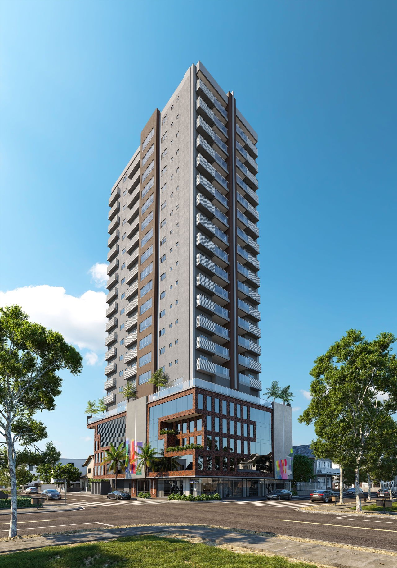 Apartamento em Construção em Itapema/SC com 70m² área privativa sendo 2 dormitórios e 1 suíte, área de lazer completa