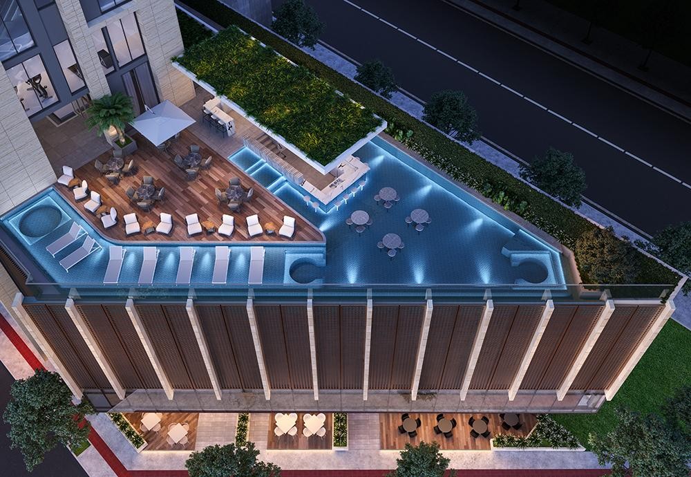 Apartamento em Construção em Balneário Camboriú/SC com 177,10m² área privativa sendo 4 suítes, 3 vagas de garagem