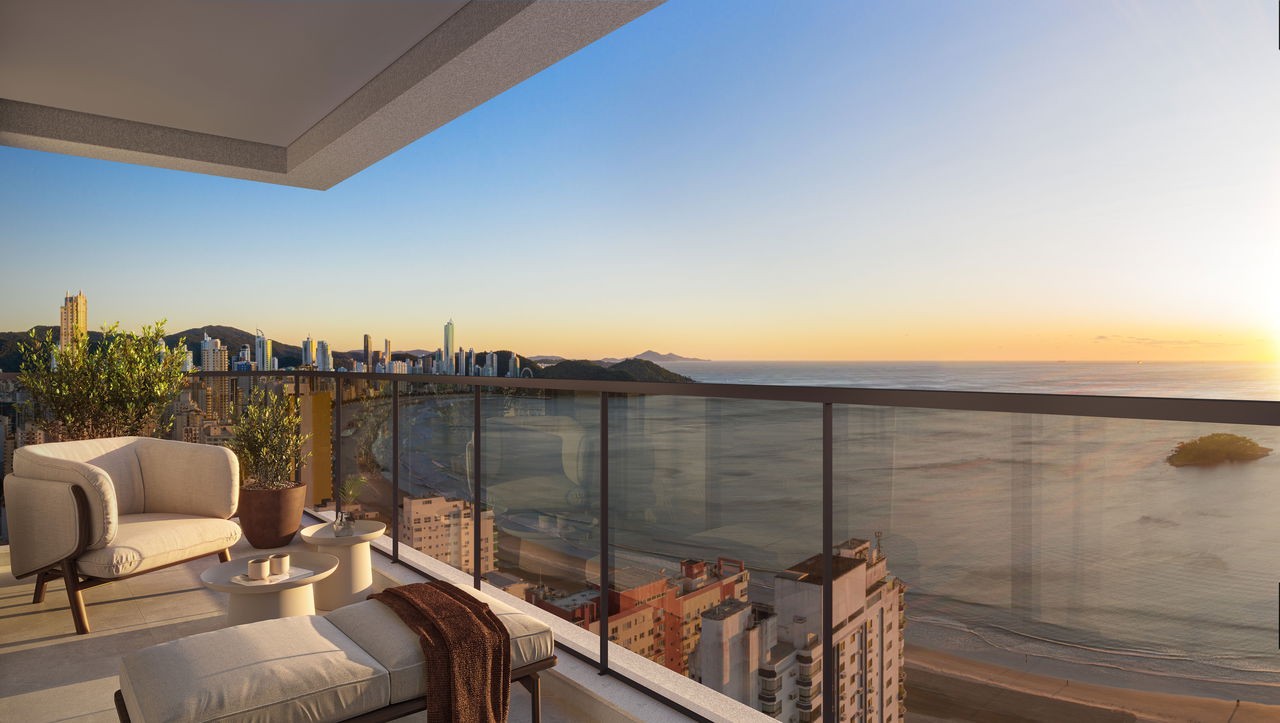 Apartamento de luxo em Construção à venda no Centro de Balneário Camboriú-SC: 4 quartos, 4 suítes, 1 banheiro, 3 vagas, 177,78 m².