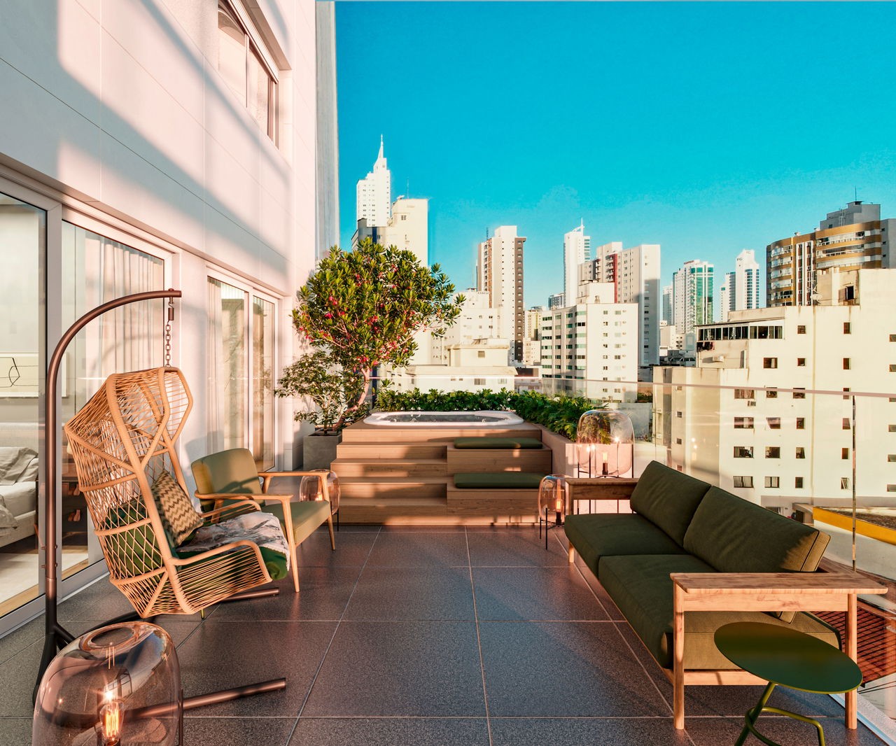 Apartamento em Construção em Balneário Camboriú/SC com 173,79m² área privativa sendo 4 suítes 3 vagas de garagem