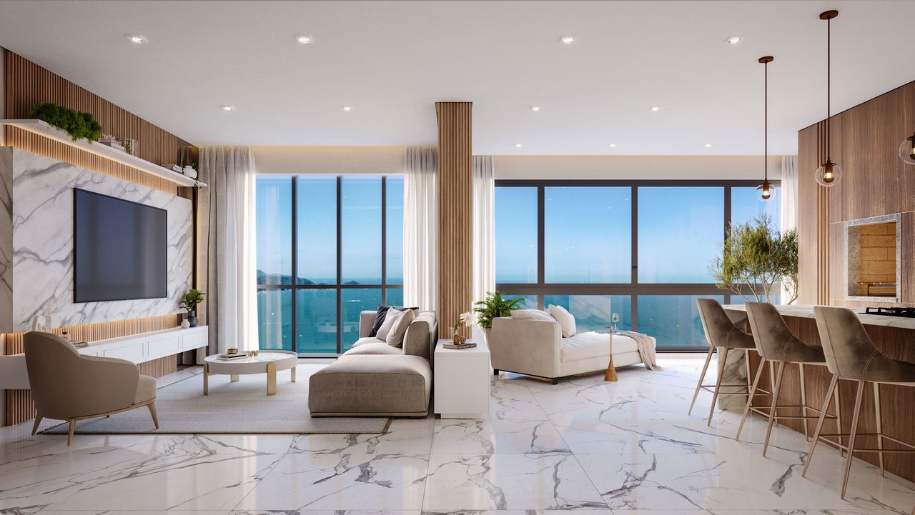 Imperdível apartamento de luxo em Construção com 4 quartos e 4 suítes na Meia Praia, Itapema-SC: 190m², 5 banheiros e 3 vagas de garagem!