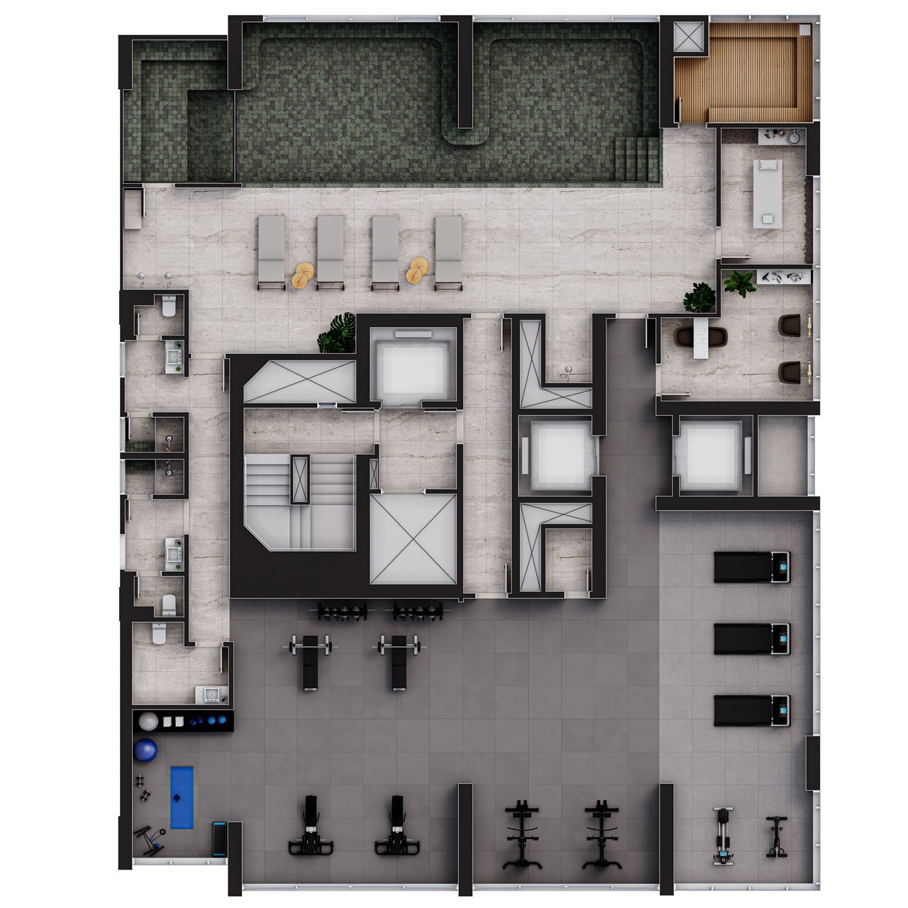 Luxuoso apartamento em Construção de 4 quartos e 4 suítes no Centro de Balneário Camboriú-SC com 3 vagas de garagem!