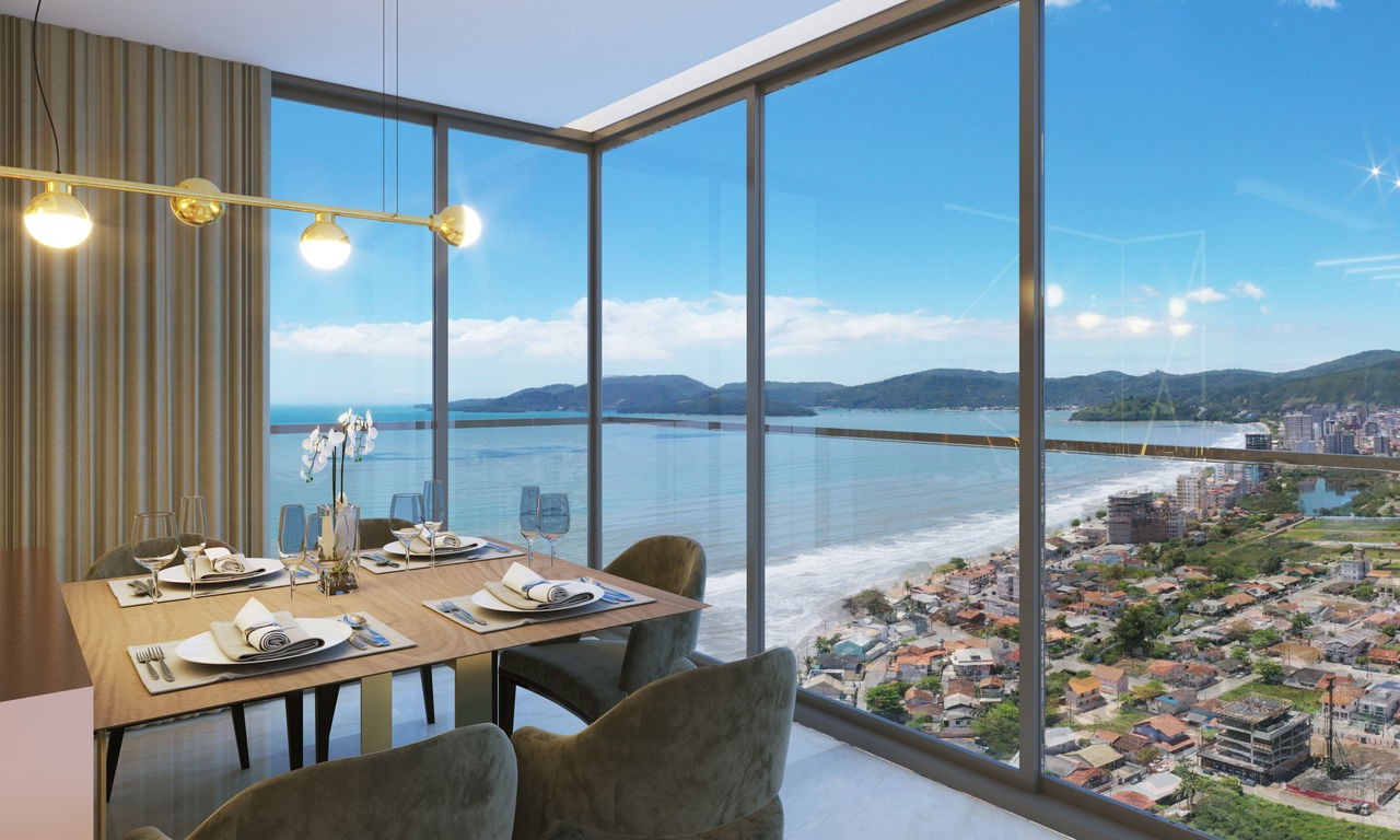 Apartamento em Construção em Itapema/SC na Meia Praia, com 262m² de área total e 3 Suítes, a 260m do mar. Lazer Completo. Ótimo Investimento.