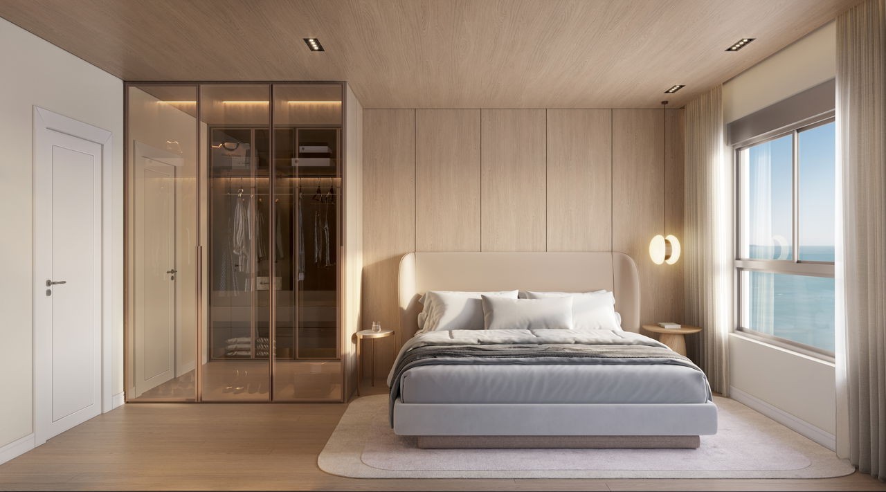 Apartamento em Construção em Balneário Camboriú/SC com 182,93m² área privativa sendo 4 suítes, 3 vagas de garagem, área de lazer completa