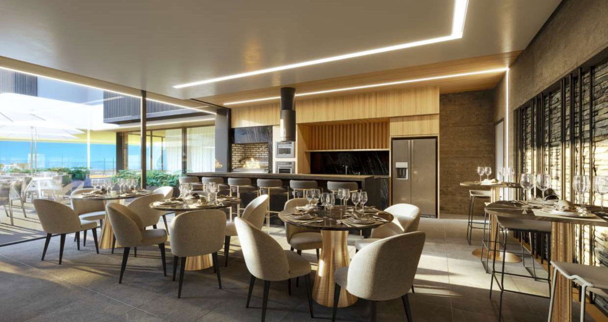 Imperdível cobertura em Construção à venda em Bombinhas-SC, Canto Grande! 3 quartos, 4 suítes, 4 banheiros, 2 vagas, 121,45m². Confira já!