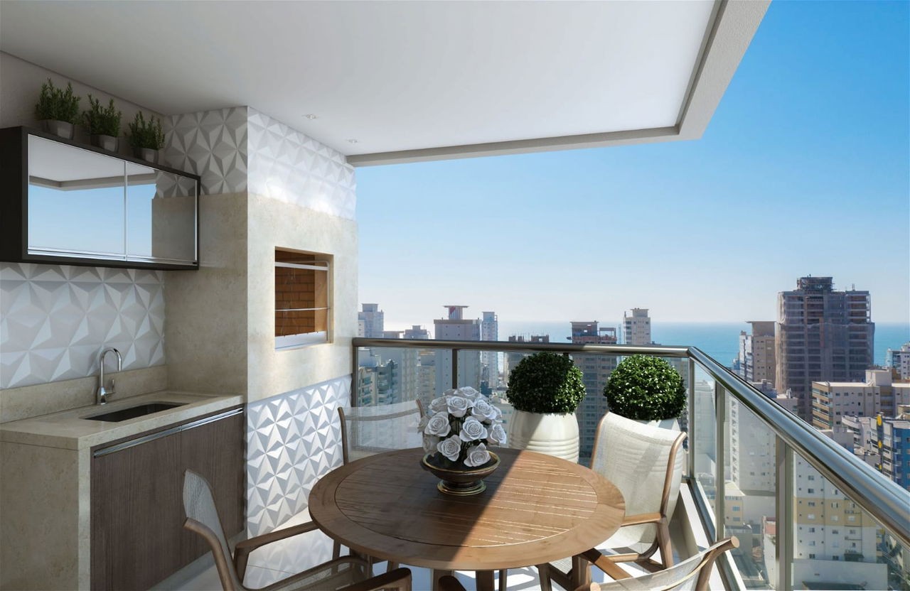 Apartamento Pronto para Morar em Itapema/SC, bairro Meia Praia, com 110m², 2 suítes e 2 vagas de garagem. Ótima localização próximo ao mar. Investir.