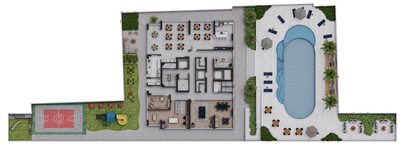 Luxuoso apartamento em Construção de 4 quartos e 4 suítes no Centro de Balneário Camboriú-SC com 3 vagas de garagem!