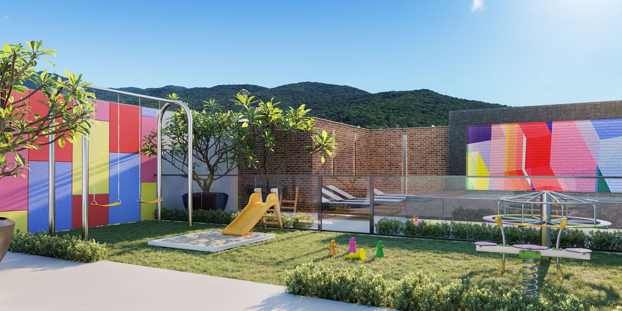 Apartamento em Construção em Itapema/SC com 70m² área privativa sendo 2 dormitórios e 1 suíte, área de lazer completa