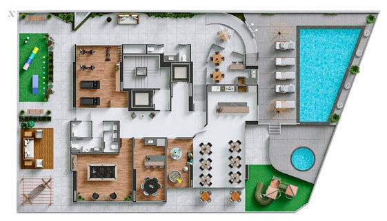 Luxuoso apartamento Pronto à venda no Centro de Balneário Camboriú-SC: 4 quartos, 4 suítes, 1 banheiro, 3 vagas de garagem, 190m² de área.