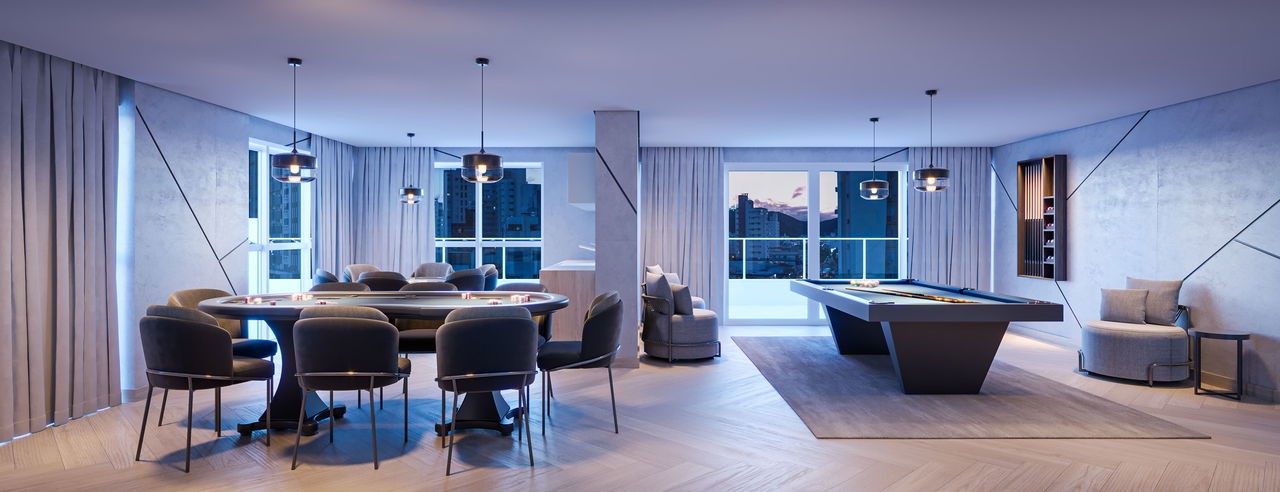 Luxuoso apartamento em Construção de 4 quartos e 4 suítes no Centro de Balneário Camboriú-SC com 3 vagas de garagem!