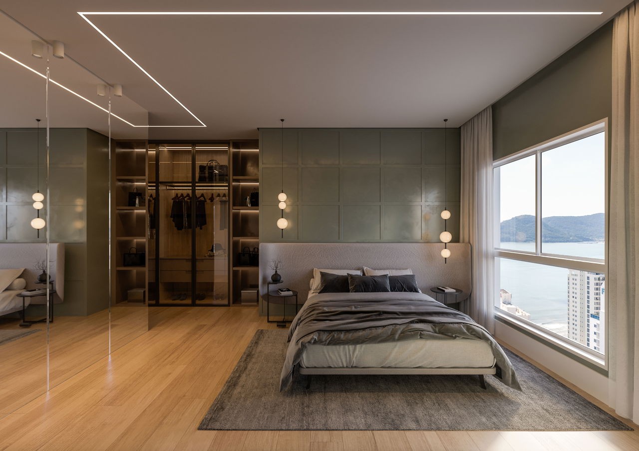 Luxuoso apartamento em Construção de 4 quartos e 4 suítes no Centro de Balneário Camboriú-SC com 3 vagas de garagem!
