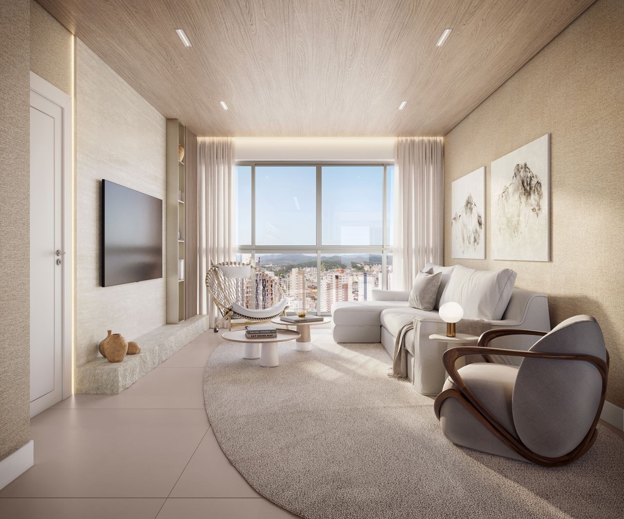 Apartamento em Construção em Balneário Camboriú/SC com 182,93m² área privativa sendo 4 suítes, 3 vagas de garagem, área de lazer completa