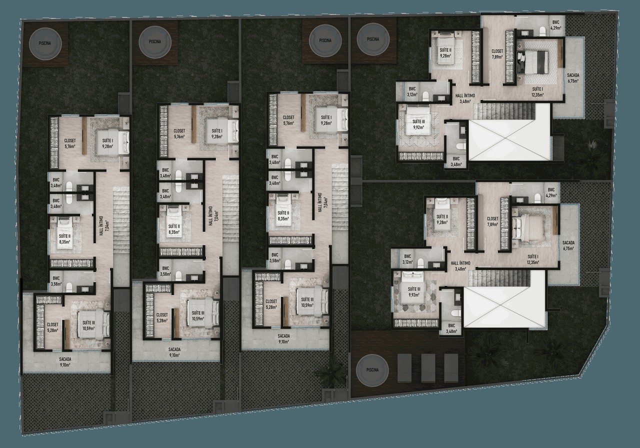 Casa em itajai/sc pronta, com 163m² área privativa, não perc