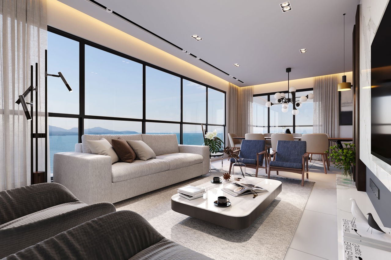 Apartamento Em Construção na cidade de Itapema/SC na Meia Praia, com 135m², 3 Suítes e 2 vagas de garagem. Localização Privilegiada a 250m do mar