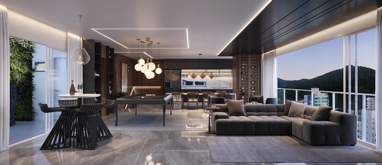 Maravilhoso apartamento Pronto à venda no Centro de Balneário Camboriú-SC, com 4 quartos, 4 suítes, 1 banheiro, 4 vagas de garagem e 379,35m² de área.