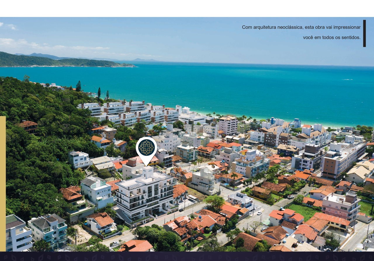 Apartamento em construção em bombinhas/sc com 101,30m² área 