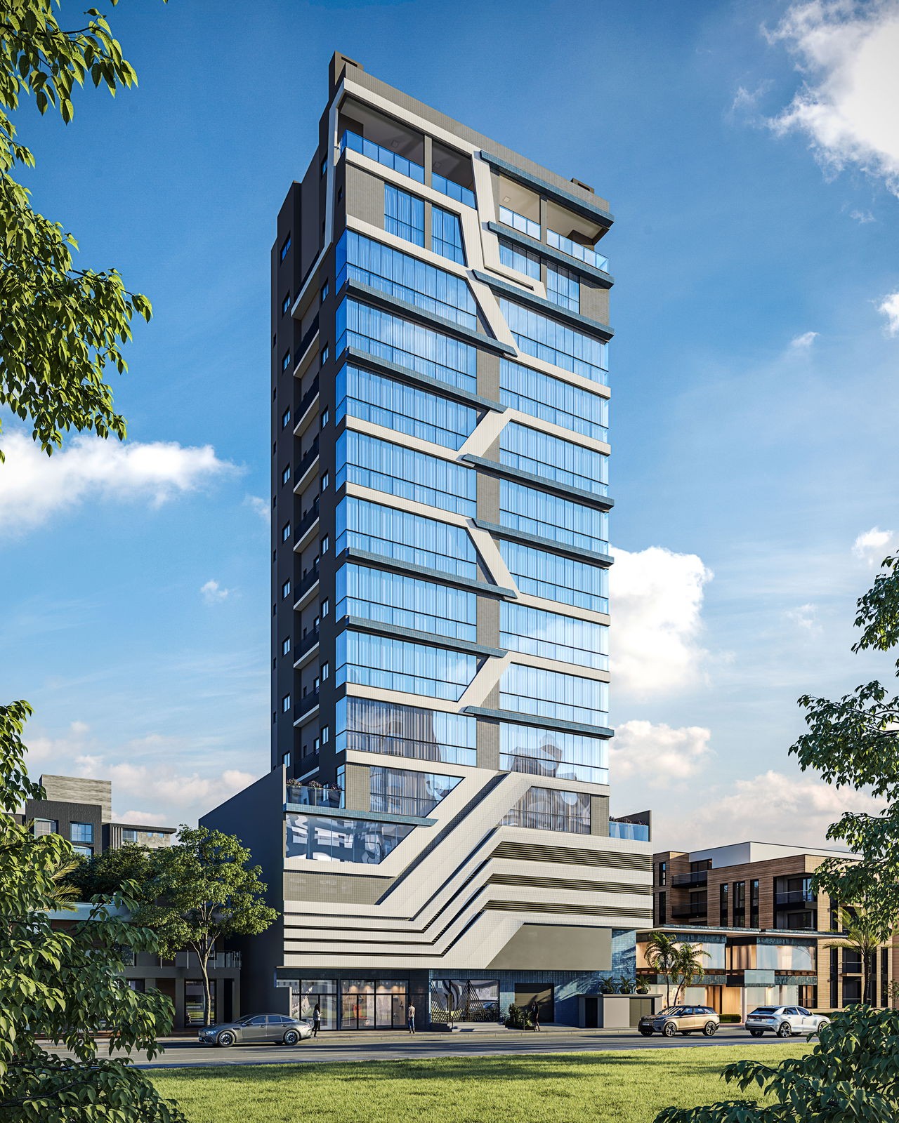 Apartamento em Construção em Itapema/SC com 107m² área privativa sendo, 3 suítes 2 vaga de garagem, lazer completo
