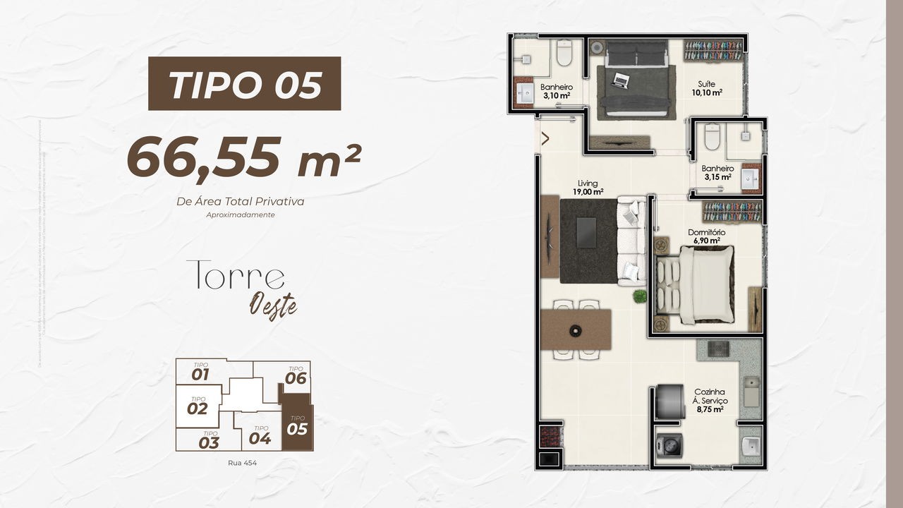 Apartamento à venda em Itapema-SC, Jardim Praia Mar: 2 quartos, 1 suíte, 1 banheiro, 1 vaga de garagem, 61,60 m² de área.