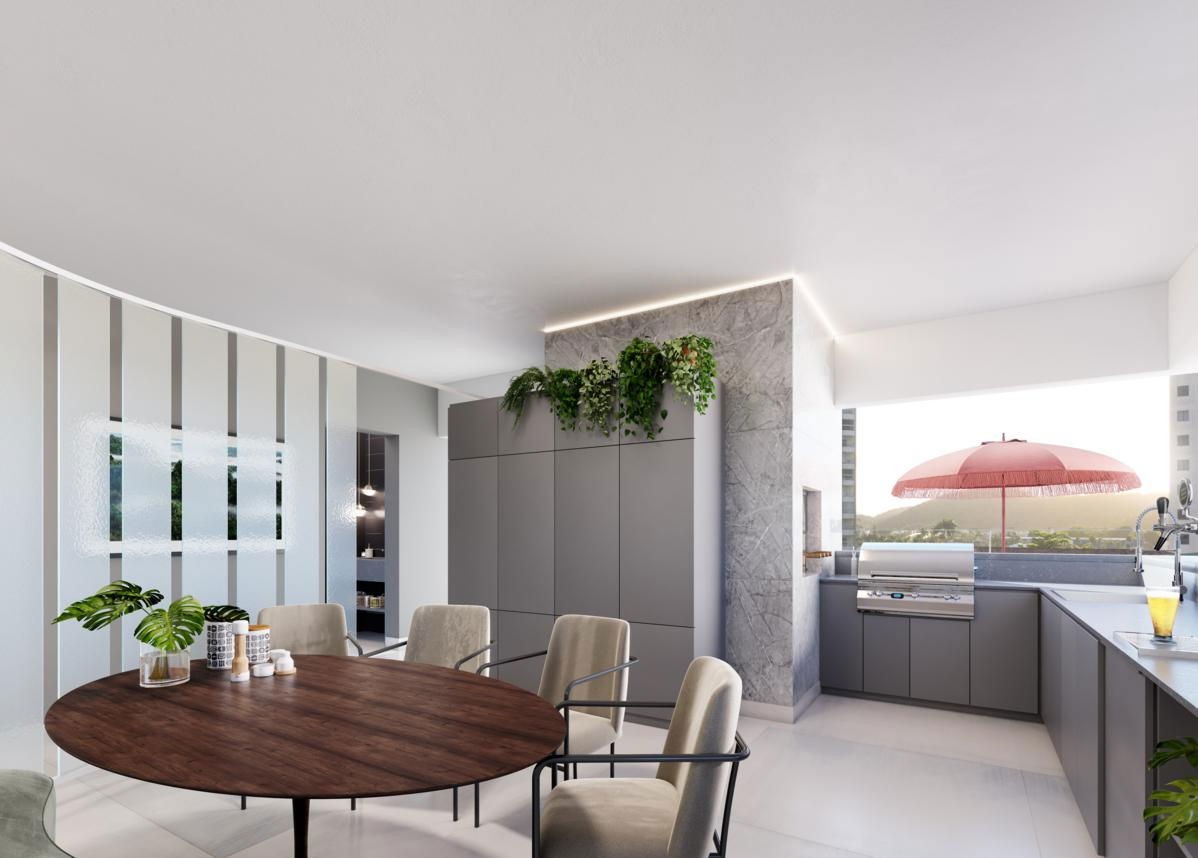 Apartamento em Construção em Balneário Camboriú/SC com 194,25m² de área privativa sendo 4 suítes, 3 vagas de garagem, área de lazer completa
