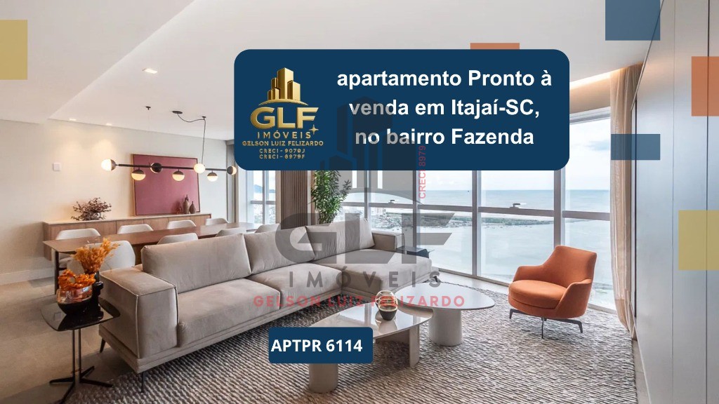 Imperdível apartamento Pronto à venda em Itajaí-SC, no bairro Fazenda: 3 quartos, 3 suítes, 5 banheiros, 5 vagas de garagem, 328,96 m²!
