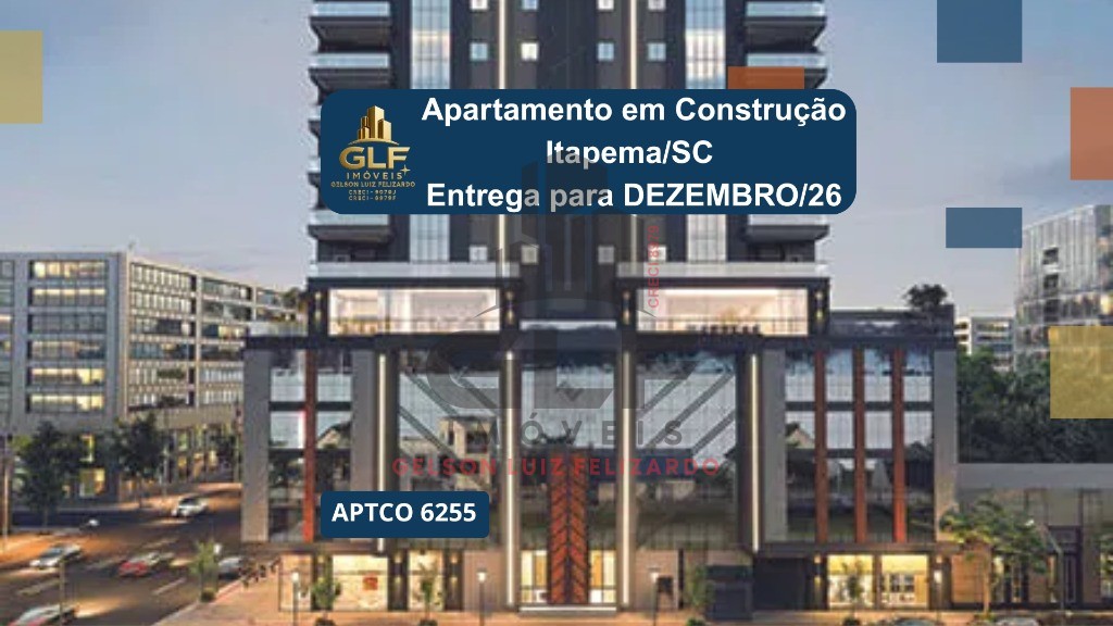 Apartamento em Construção em Itapema/SC no bairro Meia Praia, 4 Suítes e 3 Vagas de garagem, com Lazer Completo, a 400m do mar. Bem Localizado.