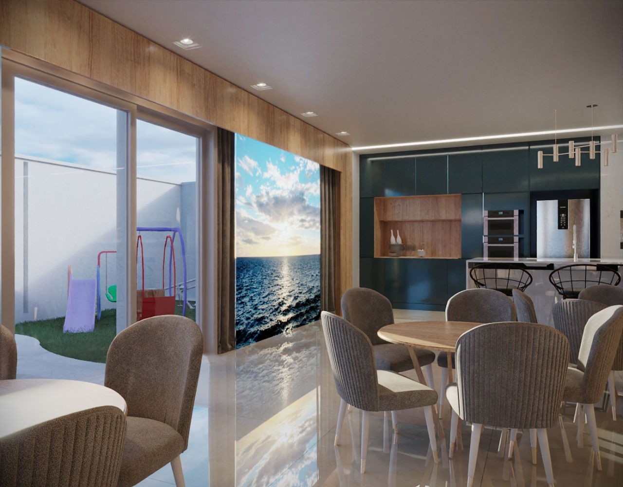 Apartamento em Construção em Porto Belo/SC com 106m² área privativa sendo 3 suítes, 2 vagas de garagem, lazer completo