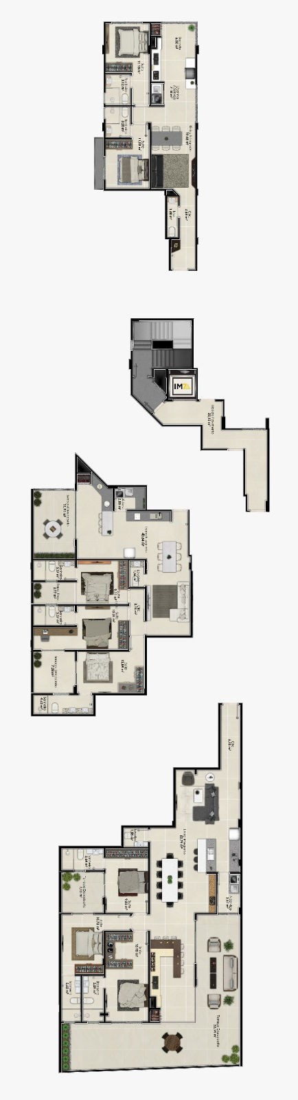 Apartamento em Construção em Porto Belo/SC com 135m² área privativa sendo 3 suítes, 2 vagas de garagem