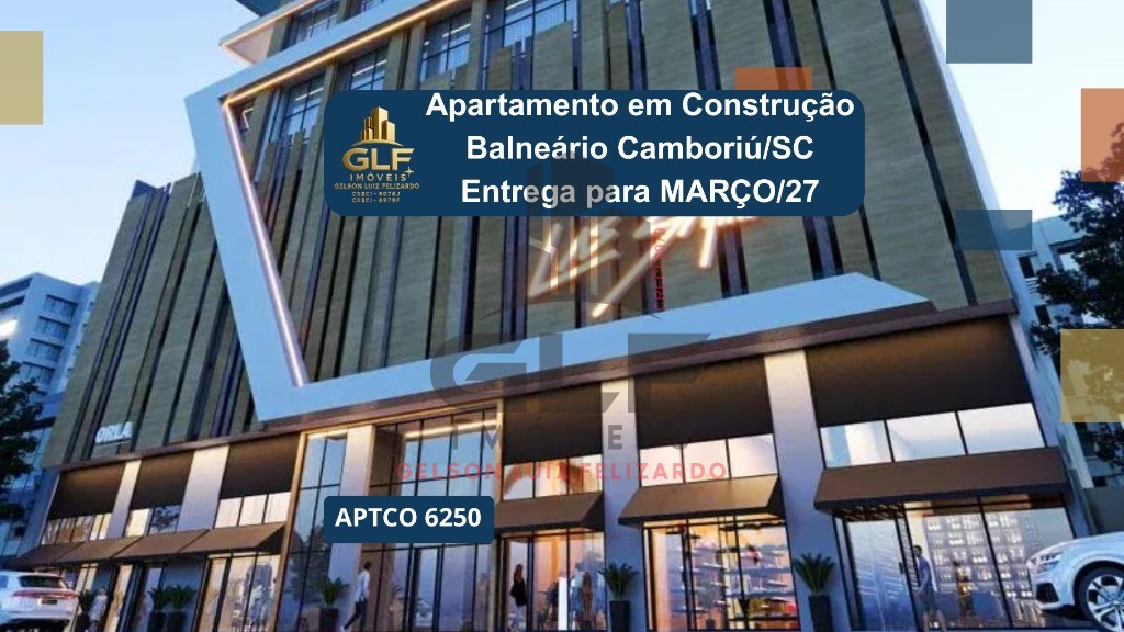 Apartamento em Construção em Balneário Camboriú/SC, com 173,60m² de área privativa sendo área de lazer completa