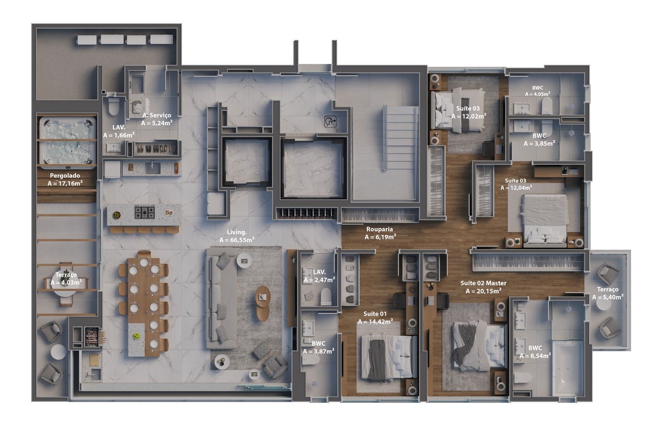 Imperdível oportunidade: Apartamento de luxo em Construção com 4 quartos e 4 suítes no Centro de Balneário Camboriú-SC!