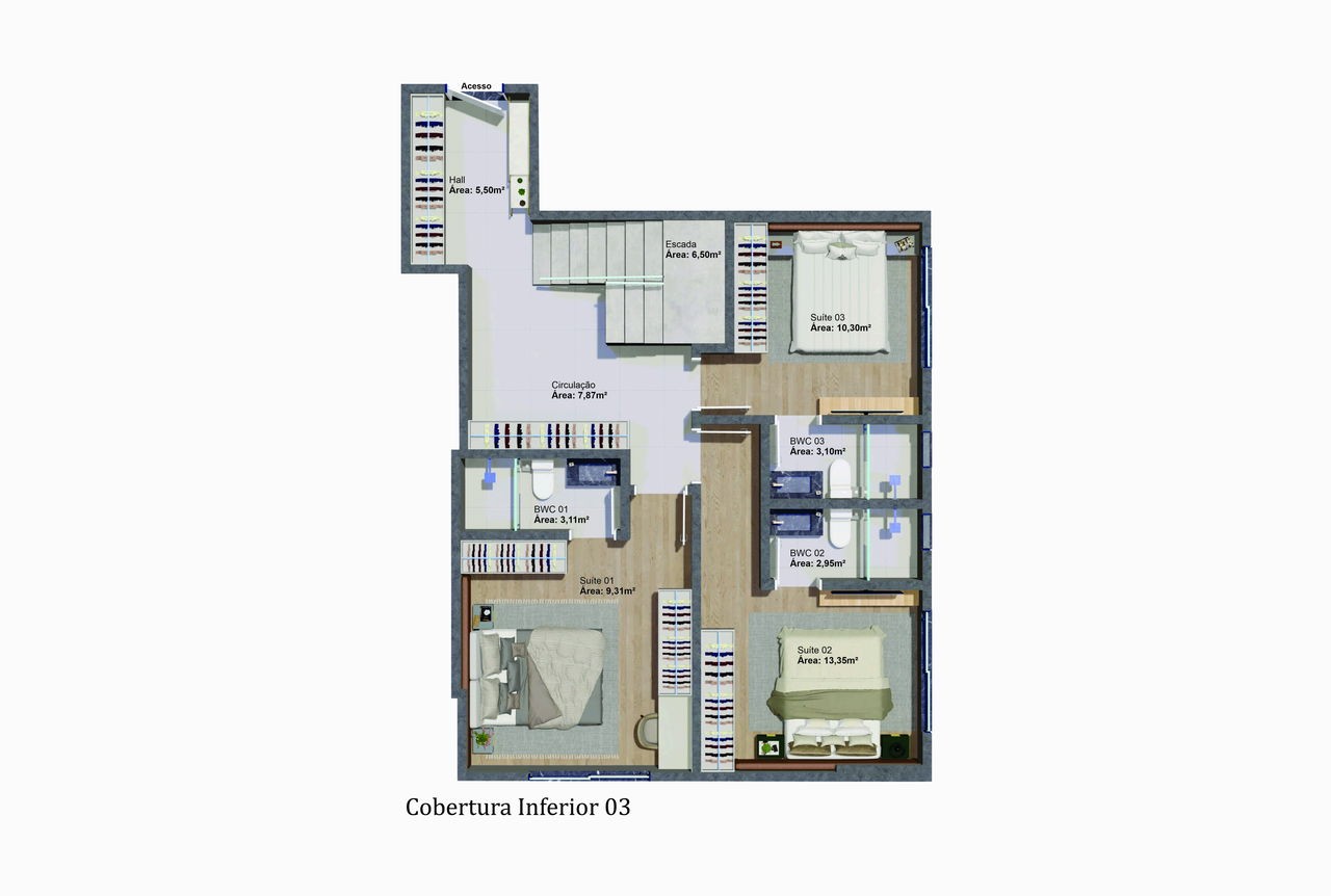 Apartamento de luxo Pronto à venda em Balneário Camboriú-SC, Centro: 3 quartos, 3 suítes, 4 banheiros, 3 vagas, 240m². Venha conferir!