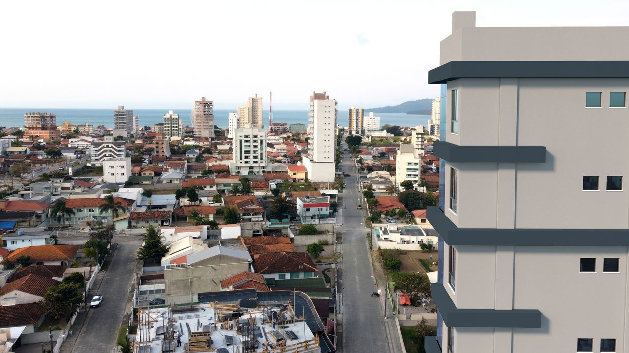 Apartamento em Construção em Porto Belo/SC com 135m² área privativa sendo 3 suítes, 2 vagas de garagem