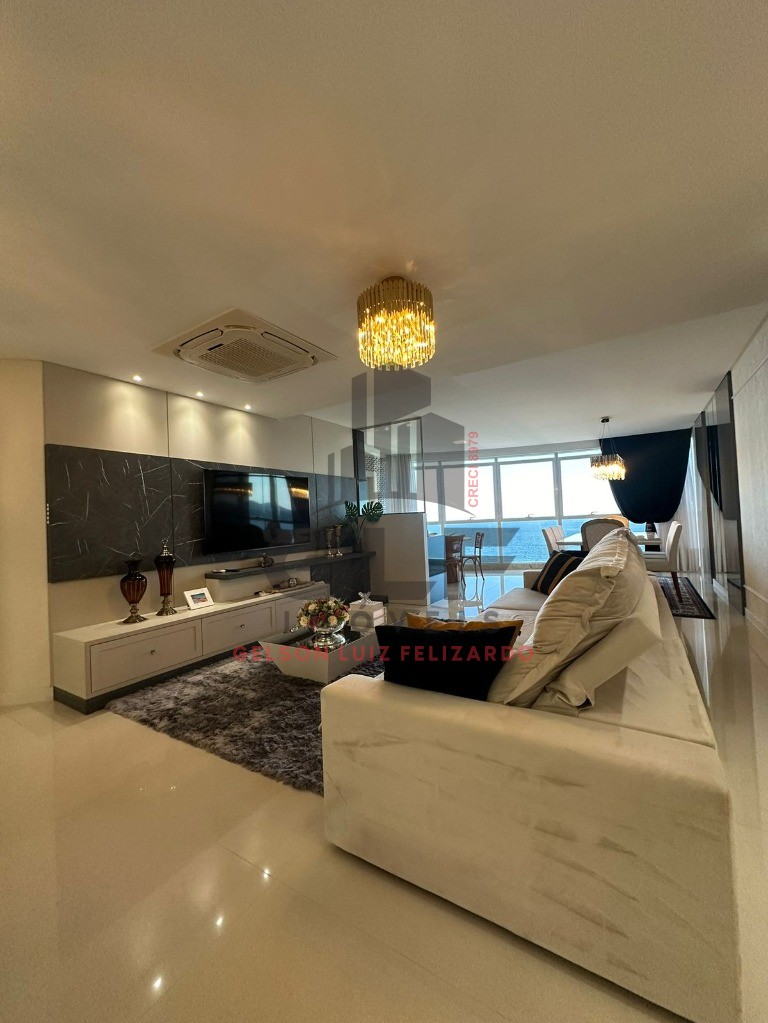 Apartamento de Luxo em Itapema/SC bairro Meia Praia, 4 suítes sendo 01 suíte máster com hidromassagem vista mar e 3 Vagas de garagem, Lazer Completo